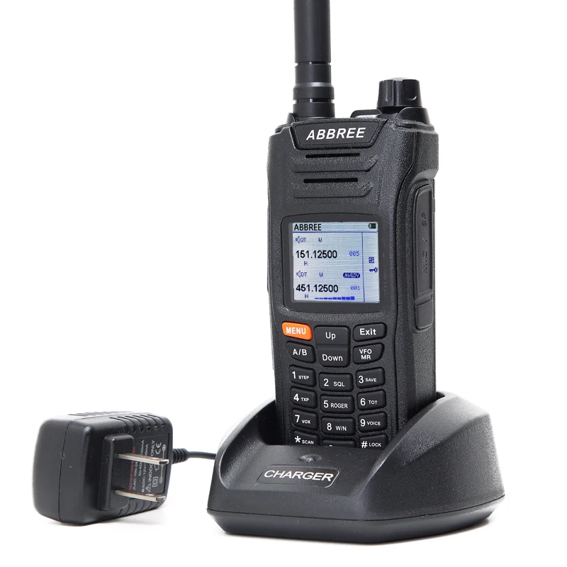 Портативная рация ABBREE AR F6 Многодиапазонная многофункциональная VHF UHF DTMF 999CH VOX SOS