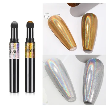 Laser Golden Silver Air Magic Powder Pen Laqcuer High Quality Mirror Effect Nail Makeup Fast Design Powder
Laser Golden Silver Air Magic Powder Pen Laqcuer High Quality Mirror Effect Nail Makeup Fast Design Powder