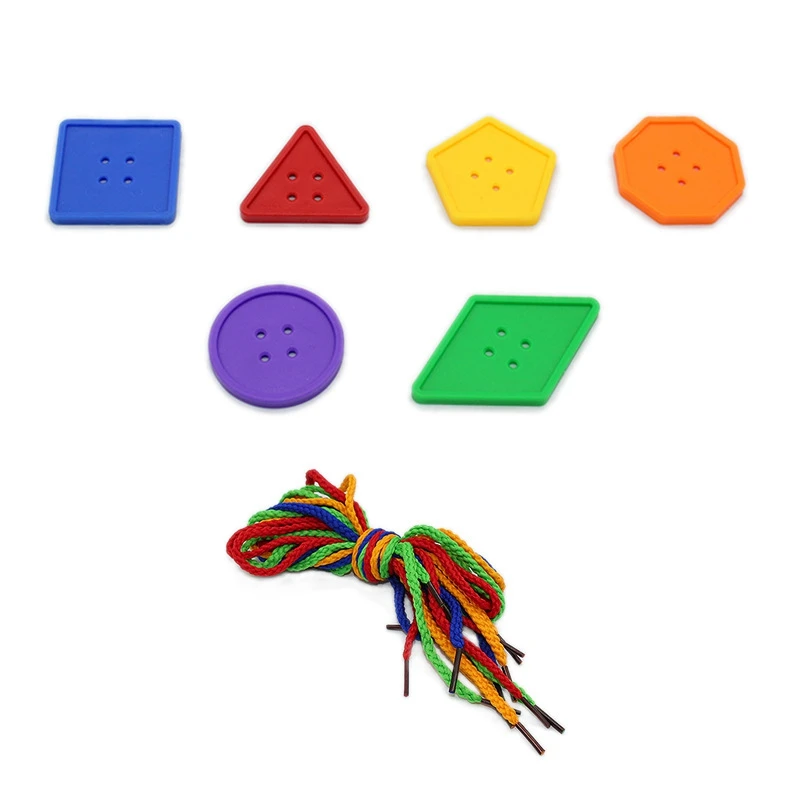 95 Pcs Kids DIY Button Puzzle Toy 6 Colour Button Plastic Craft Threading Lacing Game for Toddlers
95 Pcs Kids DIY Button Puzzle Toy 6 Colour Button Plastic Craft Threading Lacing Game for Toddlers