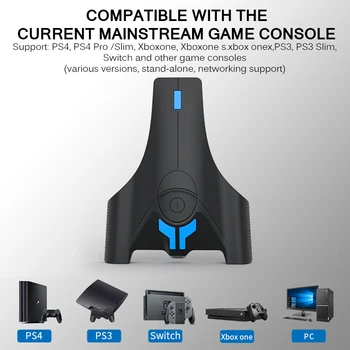 Keyboard Mouse Adapter Support 3.5MM Headphone Jack Custom Button Controller Converter Box For PS4 Xbox One Switch Accessories
Keyboard Mouse Adapter Support 3.5MM Headphone Jack Custom Button Controller Converter Box For PS4 Xbox One Switch Accessories