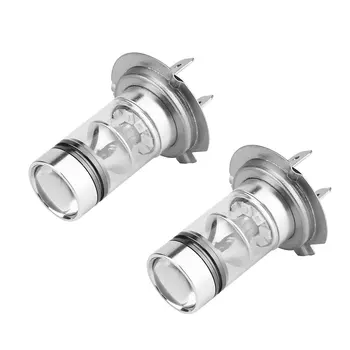H7 100W 10000K LED Fog Light Bulb Auto Car Head Light Driving Light Blue Light 12-LED Super Bright 1 Pair Silver Hot
H7 100W 10000K LED Fog Light Bulb Auto Car Head Light Driving Light Blue Light 12-LED Super Bright 1 Pair Silver Hot