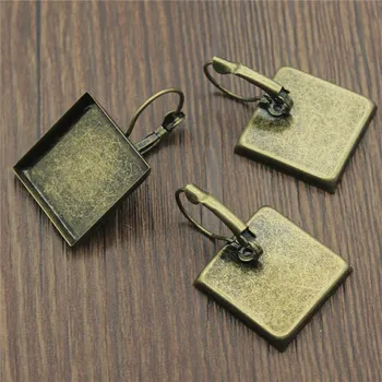 4 Colors Fit 16/18/20/25mm Square Glass Cabochon Earrings Base Earring Setting DIY Jewelry Making Earring Finding 10pcs/lot 
4 Colors Fit 16/18/20/25mm Square Glass Cabochon Earrings Base Earring Setting DIY Jewelry Making Earring Finding 10pcs/lot