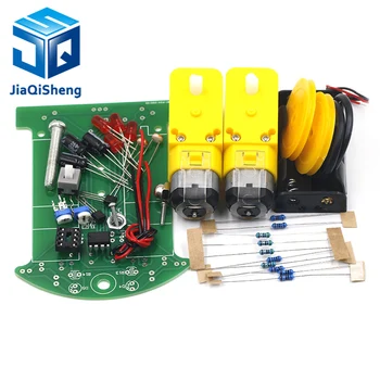 D2-1 DIY Kit Intelligent Tracking Line Smart Car Kit TT Motor Electronic DIY Kit Smart Patrol Automobile Parts DIY Electronic
D2-1 DIY Kit Intelligent Tracking Line Smart Car Kit TT Motor Electronic DIY Kit Smart Patrol Automobile Parts DIY Electronic