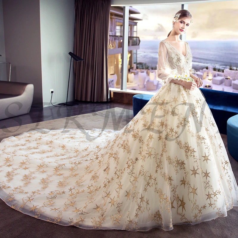 Korean Wedding Dress 2019 New Long Tail One Shoulder Princess Dream Hepburn with The Wedding Dress Bride Wedding Dress
Korean Wedding Dress 2019 New Long Tail One Shoulder Princess Dream Hepburn with The Wedding Dress Bride Wedding Dress