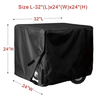 1Pc Waterproof Universal Generator Cover Rectangular Cover for Outdoor Garden Generator Protection Black (66 x 51 x 51 cm / 26 x 
1Pc Waterproof Universal Generator Cover Rectangular Cover for Outdoor Garden Generator Protection Black (66 x 51 x 51 cm / 26 x