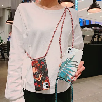 Flower phone case for iphone 11 pro max X XS MAX XR 7 8plus 6 6s plus Crossbody lanyard strap soft tpu silicone IMD cases cover
Flower phone case for iphone 11 pro max X XS MAX XR 7 8plus 6 6s plus Crossbody lanyard strap soft tpu silicone IMD cases cover