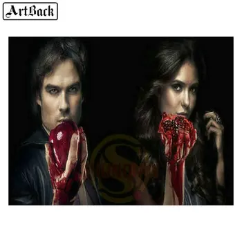 Full Square Diamond Painting Vampire Diaries 5d round Diamond Mosaic Zombie Cross Embroidery Crafts Sticker
Full Square Diamond Painting Vampire Diaries 5d round Diamond Mosaic Zombie Cross Embroidery Crafts Sticker