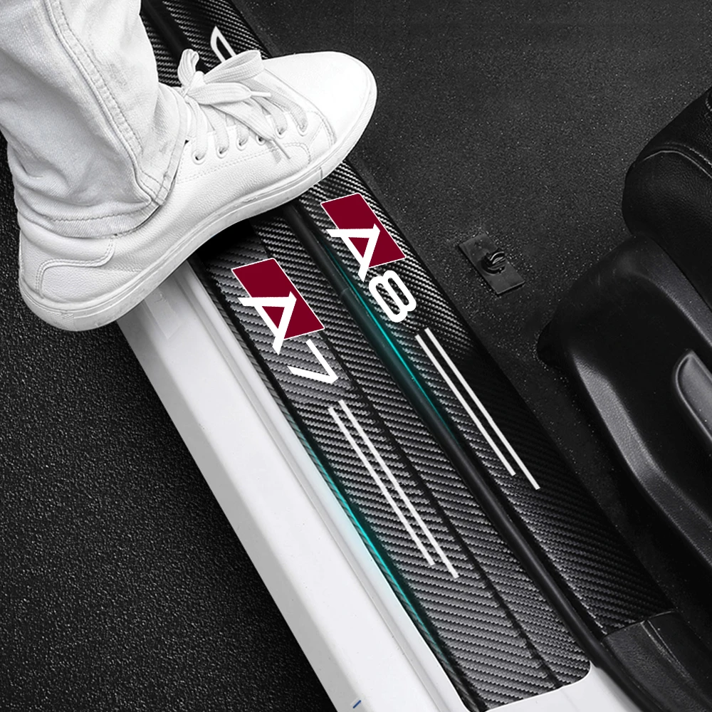 Car sticker carbon fiber decorative strip For AUDI A3 A4 A5 A6 A7 A8 Q3 Q5 Q7 Q8 car Accessories | Автомобили и мотоциклы
