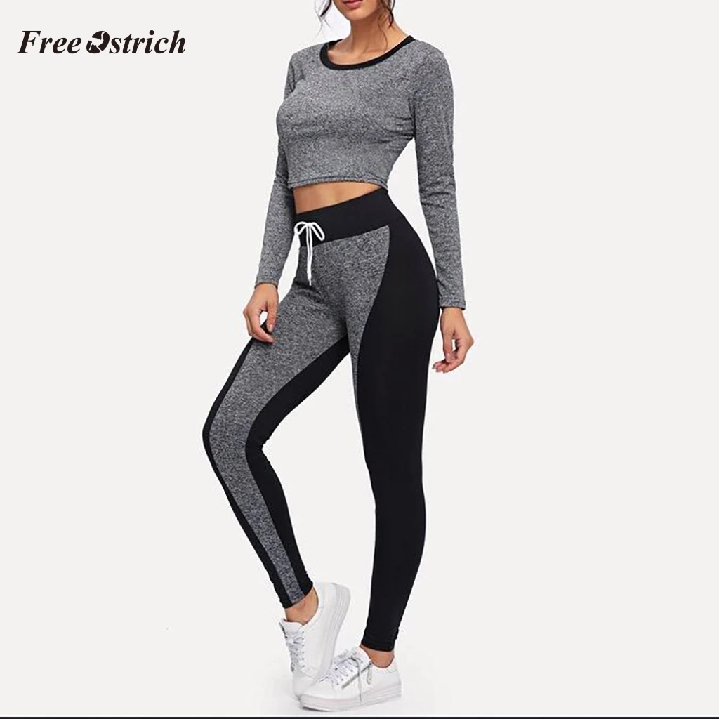 FREE OSTRICH Sportsuite for women two piece set Long Sleeve Tracksuit Active Wear Splice Lacing Casual tracksuit for women sets
FREE OSTRICH Sportsuite for women two piece set Long Sleeve Tracksuit Active Wear Splice Lacing Casual tracksuit for women sets