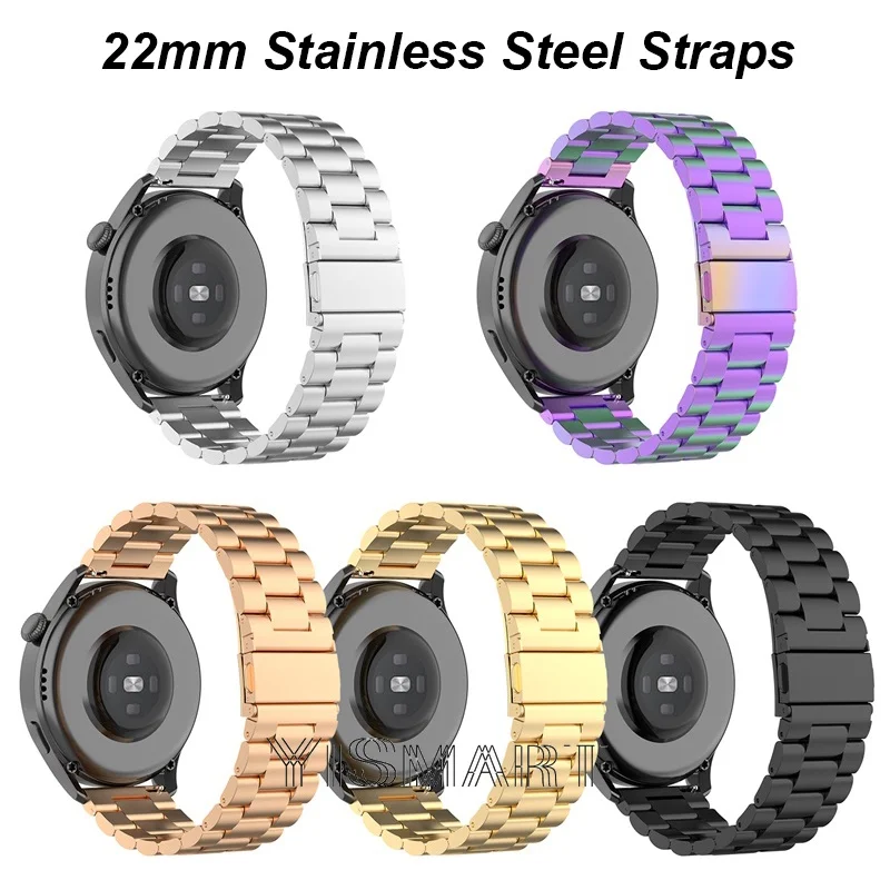 22mm Stainless Steel Strap For Huawei Watch 3 / 3 Pro Quick release Watchband for Honor MagicWatch Metal Wristband GT2 pro
22mm Stainless Steel Strap For Huawei Watch 3 / 3 Pro Quick release Watchband for Honor MagicWatch Metal Wristband GT2 pro