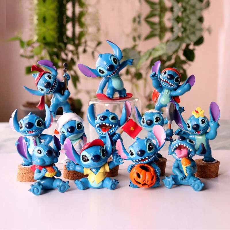 12 Pcs/set Cute Lilo Stitch Mini Figures PVC Action Figure Toy Miniature Toys Adorable Collectible Model For Children Gift
12 Pcs/set Cute Lilo Stitch Mini Figures PVC Action Figure Toy Miniature Toys Adorable Collectible Model For Children Gift