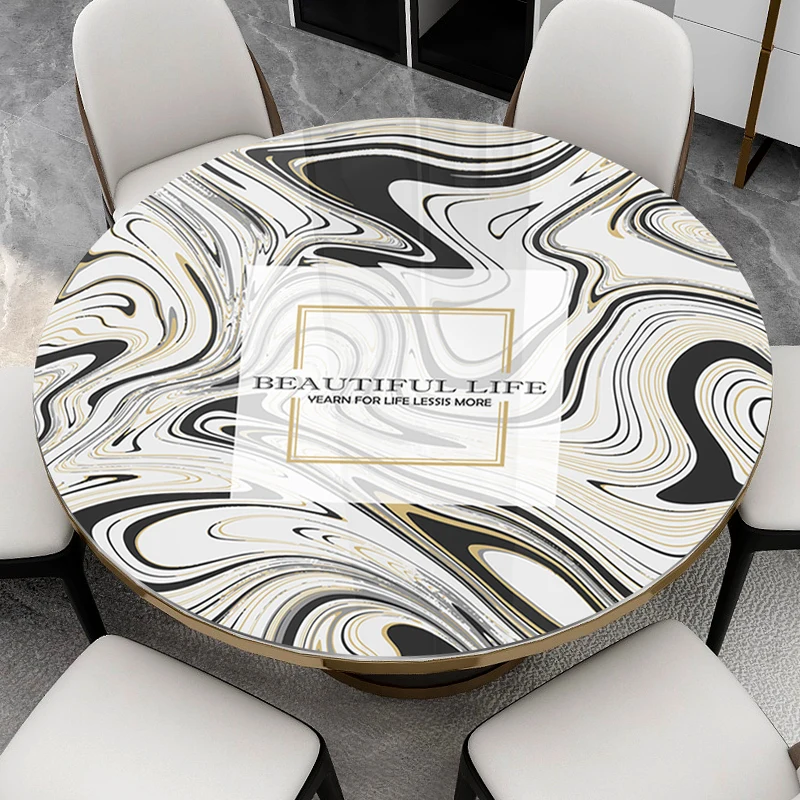 New Arrive Hot Sale Creative Nordic Round Table Cloth PVC Plastic Dining Table Cover 1.5mm Desktop Home Decoration Table Mat
New Arrive Hot Sale Creative Nordic Round Table Cloth PVC Plastic Dining Table Cover 1.5mm Desktop Home Decoration Table Mat