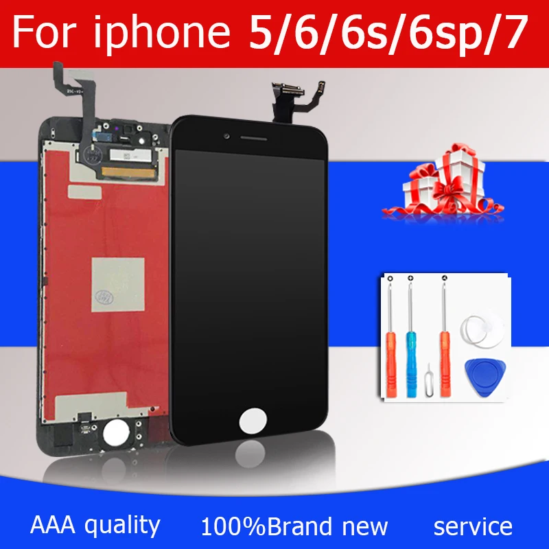 AAA+++ Quality LCD Display For iPhone 6 Touch Screen Replacement For iPhone 5 6S 7 6SP No Dead Pixel+Tools 
AAA+++ Quality LCD Display For iPhone 6 Touch Screen Replacement For iPhone 5 6S 7 6SP No Dead Pixel+Tools