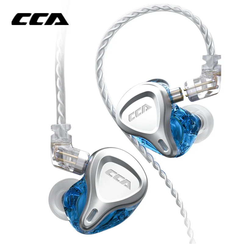 Гибридные наушники-вкладыши CCA CSN 1DD + 1BA с монитором Hi-Fi шумоподавитель гарнитура KZ