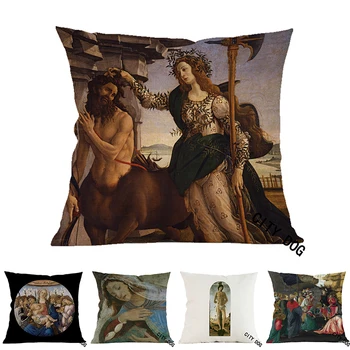 Christian Jesus Pallas and the Centaur Painting art Cotton and linen 45*45cm square pillow Cushion cover Home sofa Decor
Christian Jesus Pallas and the Centaur Painting art Cotton and linen 45*45cm square pillow Cushion cover Home sofa Decor