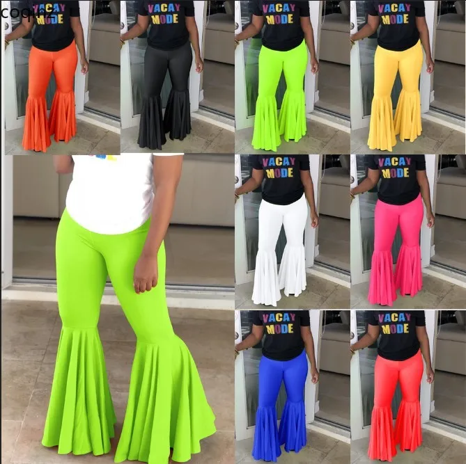 Plus Size 2019 Summer Neon Flare Pants Women Wide Leg Trousers Streetwear Woman Clothes Sweatpants Womens Pantalones Mujer 2456
Plus Size 2019 Summer Neon Flare Pants Women Wide Leg Trousers Streetwear Woman Clothes Sweatpants Womens Pantalones Mujer 2456