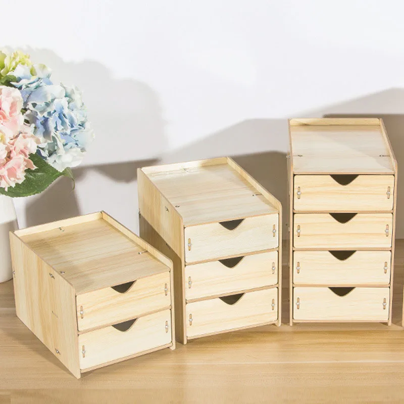 DIY Wooden Multi-layer Drawer Desk Set Wood Board Storage Box Desktop Finishing Tool Drawer Organizer Office Home Supplies
DIY Wooden Multi-layer Drawer Desk Set Wood Board Storage Box Desktop Finishing Tool Drawer Organizer Office Home Supplies