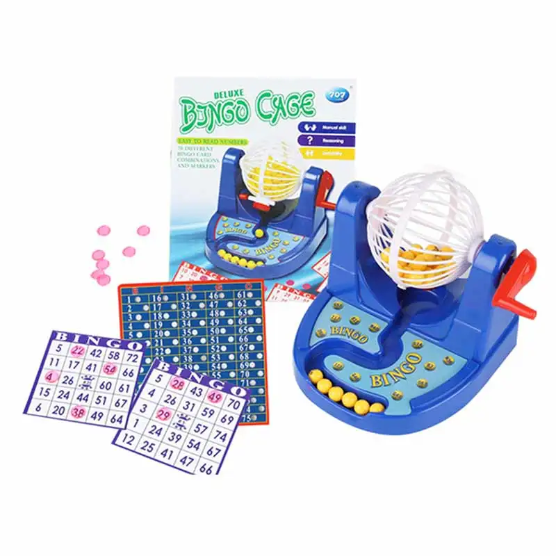 Children's Desktop Fun Lotter Game Console Bingo Machine Plastic Hand-cranked Simulation Lottery Jackpot Board Game
Children's Desktop Fun Lotter Game Console Bingo Machine Plastic Hand-cranked Simulation Lottery Jackpot Board Game
