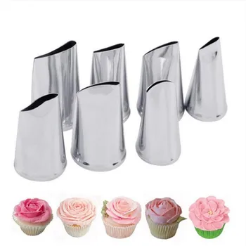 7pcs/set Austin Rose Petals Stainless Steel Icing Piping Nozzles Fondant Cake Decorating Pastry Sets Tools Bakeware
7pcs/set Austin Rose Petals Stainless Steel Icing Piping Nozzles Fondant Cake Decorating Pastry Sets Tools Bakeware
