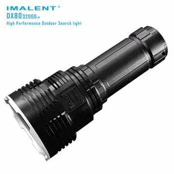 

IMALENT DX80 High Lumen Flashlight 8* CREE XHP70 max 32000 lumen rechargeable torch beam distance 806 meter with battery pack