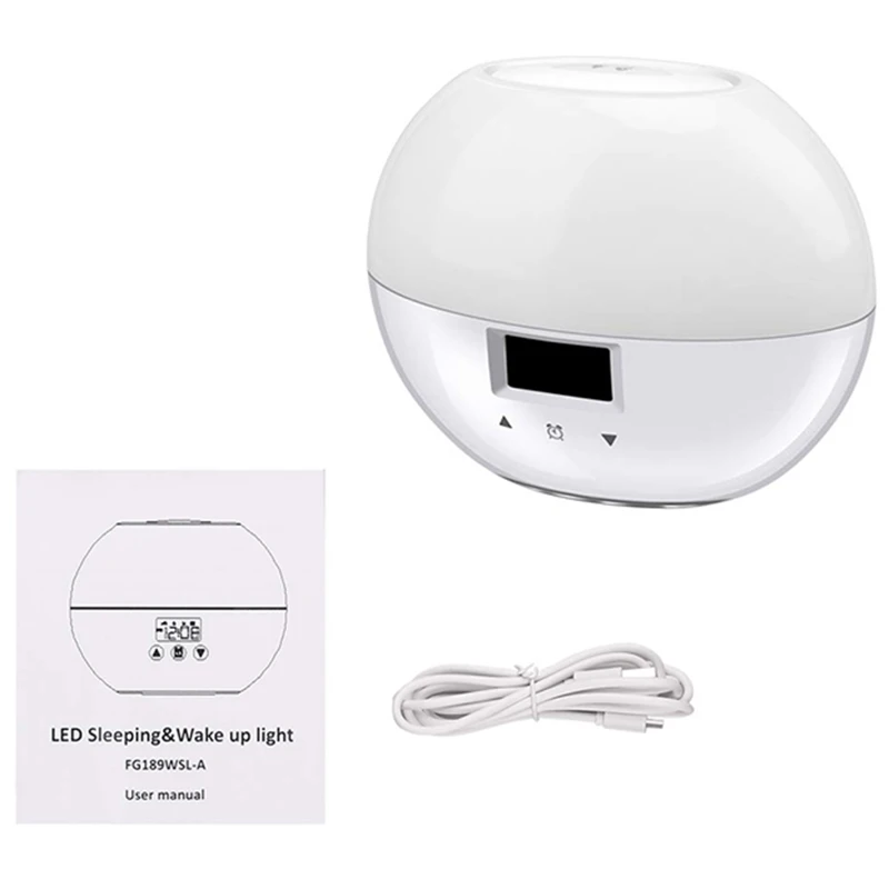 Sunrise Alarm Clock, Upgrade Smart Wake Up Light with 9 Colors for Kids, Sunrise Simulation and Sleeping Mode Night Light for Be
Sunrise Alarm Clock, Upgrade Smart Wake Up Light with 9 Colors for Kids, Sunrise Simulation and Sleeping Mode Night Light for Be