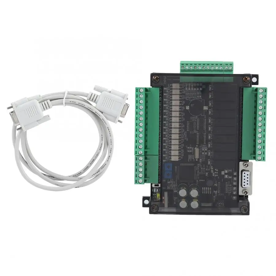 PLC Programmable Logic Controller FX3U-24MR Industrial Control Board RS232 RS485 Port with Cable
PLC Programmable Logic Controller FX3U-24MR Industrial Control Board RS232 RS485 Port with Cable