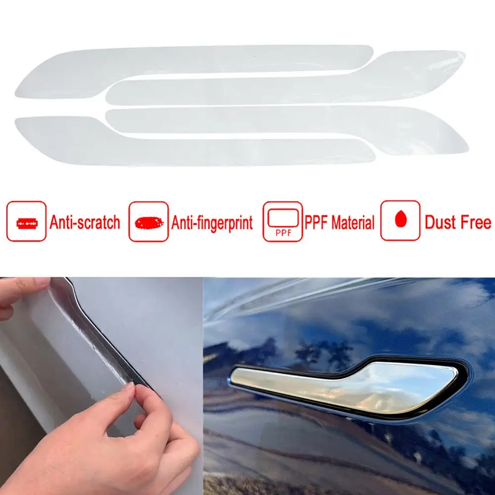 For Tesla Model 3 Invisible Anti Scratch Car Side Door Handle Decal Paint Protection Film Cover Sticker Accessories
For Tesla Model 3 Invisible Anti Scratch Car Side Door Handle Decal Paint Protection Film Cover Sticker Accessories
