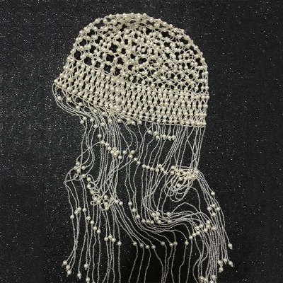 Free shipping beading tassels lace hat /stage/photo/performance hat /decoration use/size 54-56cm 
Free shipping beading tassels lace hat /stage/photo/performance hat /decoration use/size 54-56cm