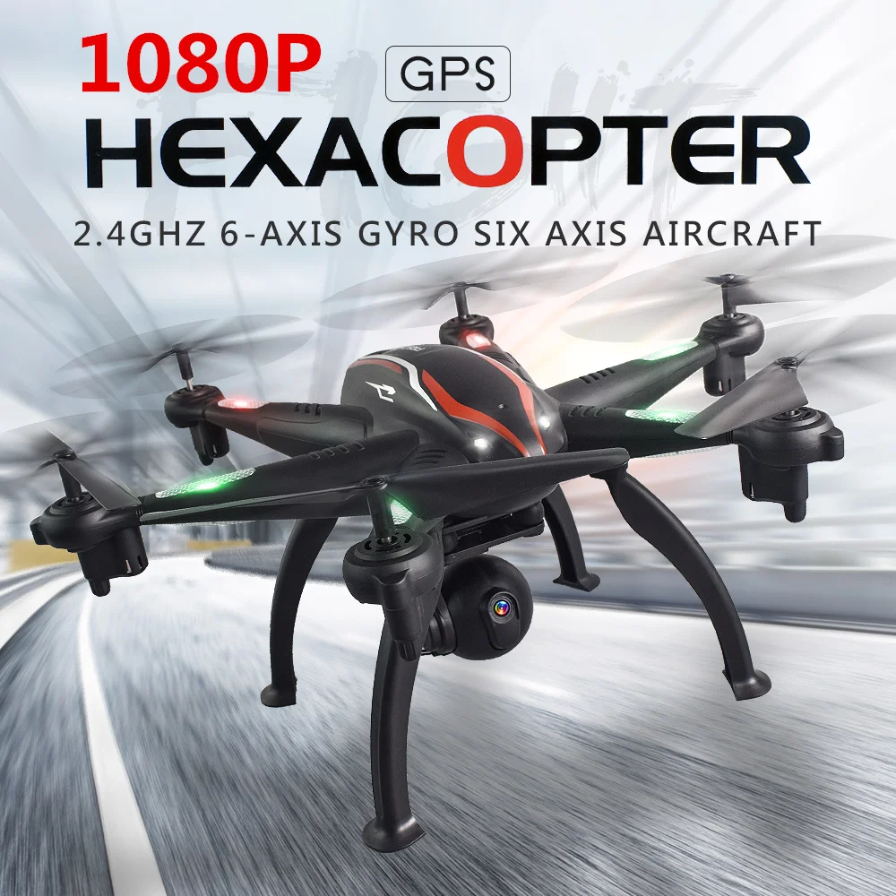 L100 GPS phoota Remote Control Drone 6-axle 5G Hexacopter Wide-angle Wifi Camera RC Model with 720P 1080P Wide-angle Camera
L100 GPS phoota Remote Control Drone 6-axle 5G Hexacopter Wide-angle Wifi Camera RC Model with 720P 1080P Wide-angle Camera