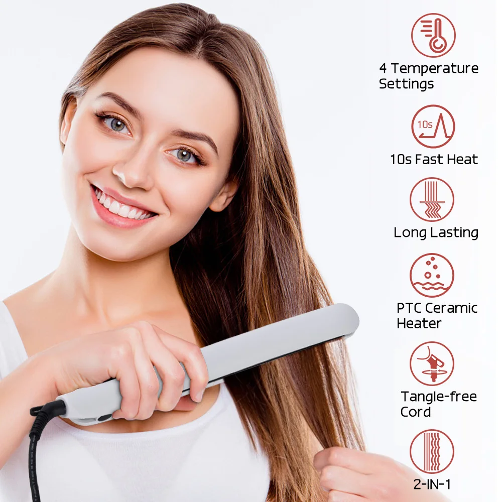 Professional 2 in 1 Magic Hair Culer Straightener Twist Curling Iron Salon Flat Hair Styling Tools Tourmaline Ceramic Curly
Professional 2 in 1 Magic Hair Culer Straightener Twist Curling Iron Salon Flat Hair Styling Tools Tourmaline Ceramic Curly