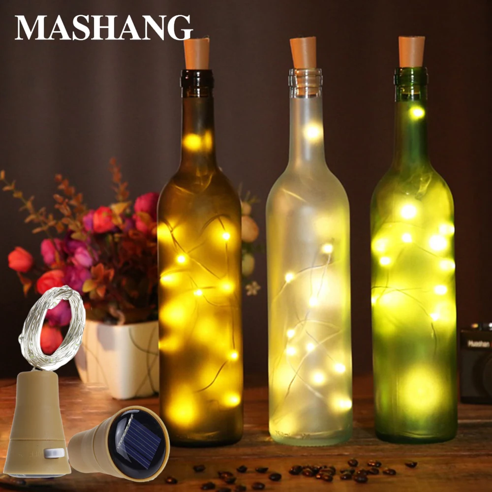 Outdoor Solar Light Waterproof Fairy Light Cork Wine Bottle Light String 1M/10LEDs Wine Bottle Light Christmas Decoration Light
Outdoor Solar Light Waterproof Fairy Light Cork Wine Bottle Light String 1M/10LEDs Wine Bottle Light Christmas Decoration Light