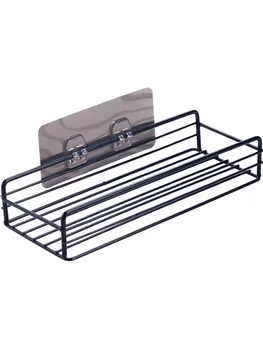 Iron bathroom shelf shower gel shelf bathroom free punching wash basket hanging wall storage rack LL921016
Iron bathroom shelf shower gel shelf bathroom free punching wash basket hanging wall storage rack LL921016