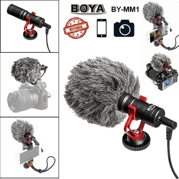 BOYA BY-MM1 Cardioid Shotgun Microphone MIC for DSLR Camera Smartphone Camcorder BOYA Microphone
BOYA BY-MM1 Cardioid Shotgun Microphone MIC for DSLR Camera Smartphone Camcorder BOYA Microphone