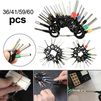 36/41/59/60Pcs Car Terminal Removal Tool Wiring Crimp Connector Extractor Pin Removal Tool Wiring Crimp Connector Extractor Pin
36/41/59/60Pcs Car Terminal Removal Tool Wiring Crimp Connector Extractor Pin Removal Tool Wiring Crimp Connector Extractor Pin