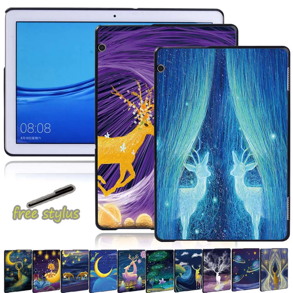 Cover Case for Huawei MediaPad T5 10 10.1 Inch/MediaPad T3 8.0/T3 10 9.6 Inch - Multicolor Anti-fall Hard Tablet Case + Pen
Cover Case for Huawei MediaPad T5 10 10.1 Inch/MediaPad T3 8.0/T3 10 9.6 Inch - Multicolor Anti-fall Hard Tablet Case + Pen
