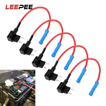 LEEPEE 5 Pcs ATM Adapter Mini Blade Micro 12V Car Fuse box Holder Add-a-Circuit Adapter Auto Motri Insurance APM Tap
LEEPEE 5 Pcs ATM Adapter Mini Blade Micro 12V Car Fuse box Holder Add-a-Circuit Adapter Auto Motri Insurance APM Tap