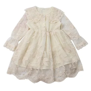 high quality kids baby girls full sleeve solid Mid-Calf lace dresses toddler clothing party flower dress hot dropshipping 1-6Y 
high quality kids baby girls full sleeve solid Mid-Calf lace dresses toddler clothing party flower dress hot dropshipping 1-6Y