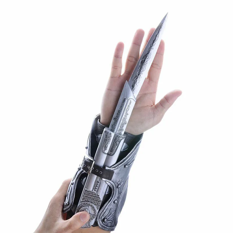 Assassins Creed Hidden Blade Sleeve sword Action Figure Hidden Blade Edward Weapons Sleeves swords Can the ejection kids Gift
Assassins Creed Hidden Blade Sleeve sword Action Figure Hidden Blade Edward Weapons Sleeves swords Can the ejection kids Gift