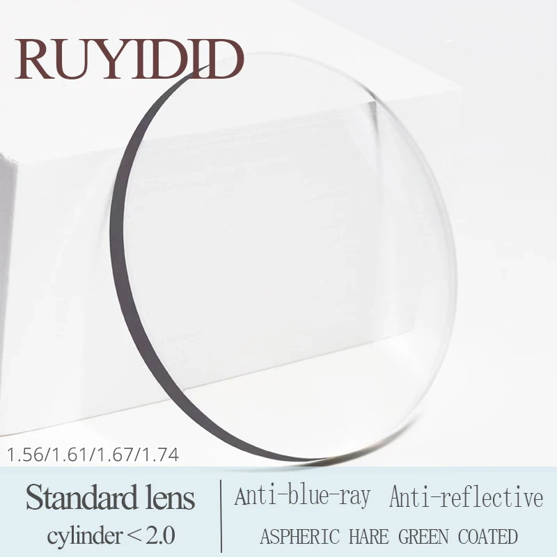 Glasses Lens 1.56 1.61 1.67 1.74 Prescription CR-39 Resin Aspheric Glasses Lenses Myopia Hyperopia Presbyopia Optical Lens
Glasses Lens 1.56 1.61 1.67 1.74 Prescription CR-39 Resin Aspheric Glasses Lenses Myopia Hyperopia Presbyopia Optical Lens