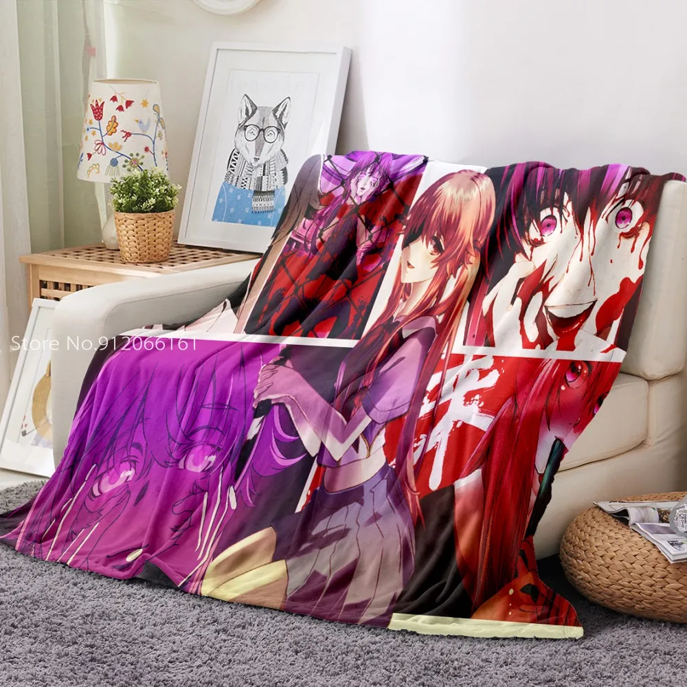 3D Print Anime Future Diary Throw Blanket Soft Warmth Flannel Blanket Soft Bed Linen Lunch Break Blanket For Baby Kids Adult
3D Print Anime Future Diary Throw Blanket Soft Warmth Flannel Blanket Soft Bed Linen Lunch Break Blanket For Baby Kids Adult