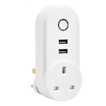 Wireless WIFI smart home socket APP timing switch socket Alexa voice control standard
Wireless WIFI smart home socket APP timing switch socket Alexa voice control standard