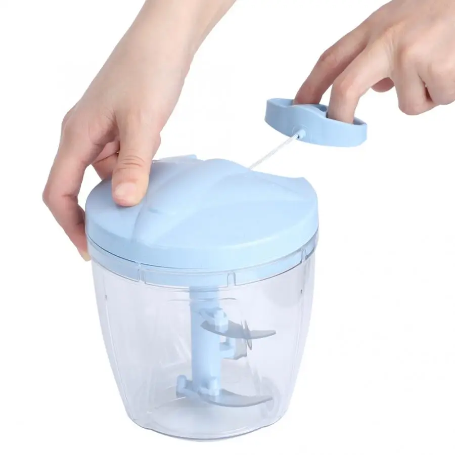 900ML Powerful Meat Grinder Hand Power Food Chopper Mincer Mixer Blender to Chop Meat Fruit Vegetable Garlic Nuts Shredders
900ML Powerful Meat Grinder Hand Power Food Chopper Mincer Mixer Blender to Chop Meat Fruit Vegetable Garlic Nuts Shredders