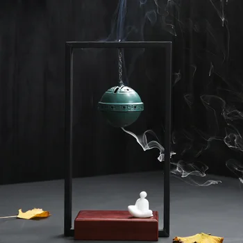 Rectangular Frame with Bell Backflow Incense Burner, Zen Incense Holder Stove Censer Furnace for Home Office Hotel Decor
Rectangular Frame with Bell Backflow Incense Burner, Zen Incense Holder Stove Censer Furnace for Home Office Hotel Decor