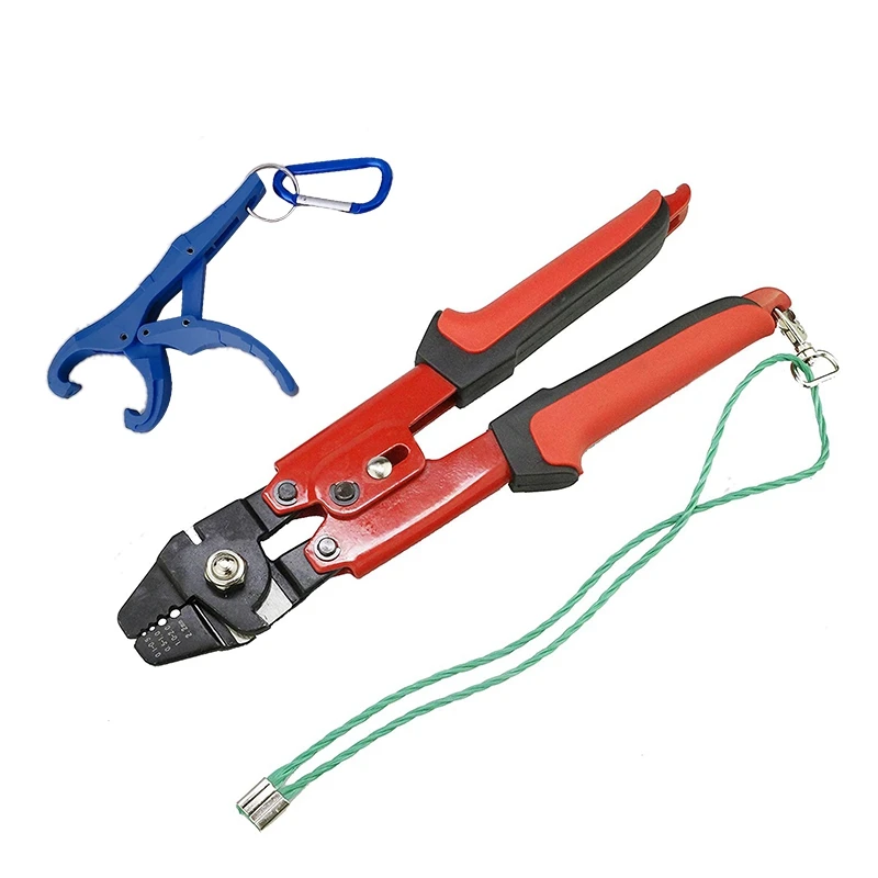 Fishing Crimper Pliers (4 Crmping Size,Heavy-Duty Made) with Hardened Jaws and Cutters
Fishing Crimper Pliers (4 Crmping Size,Heavy-Duty Made) with Hardened Jaws and Cutters