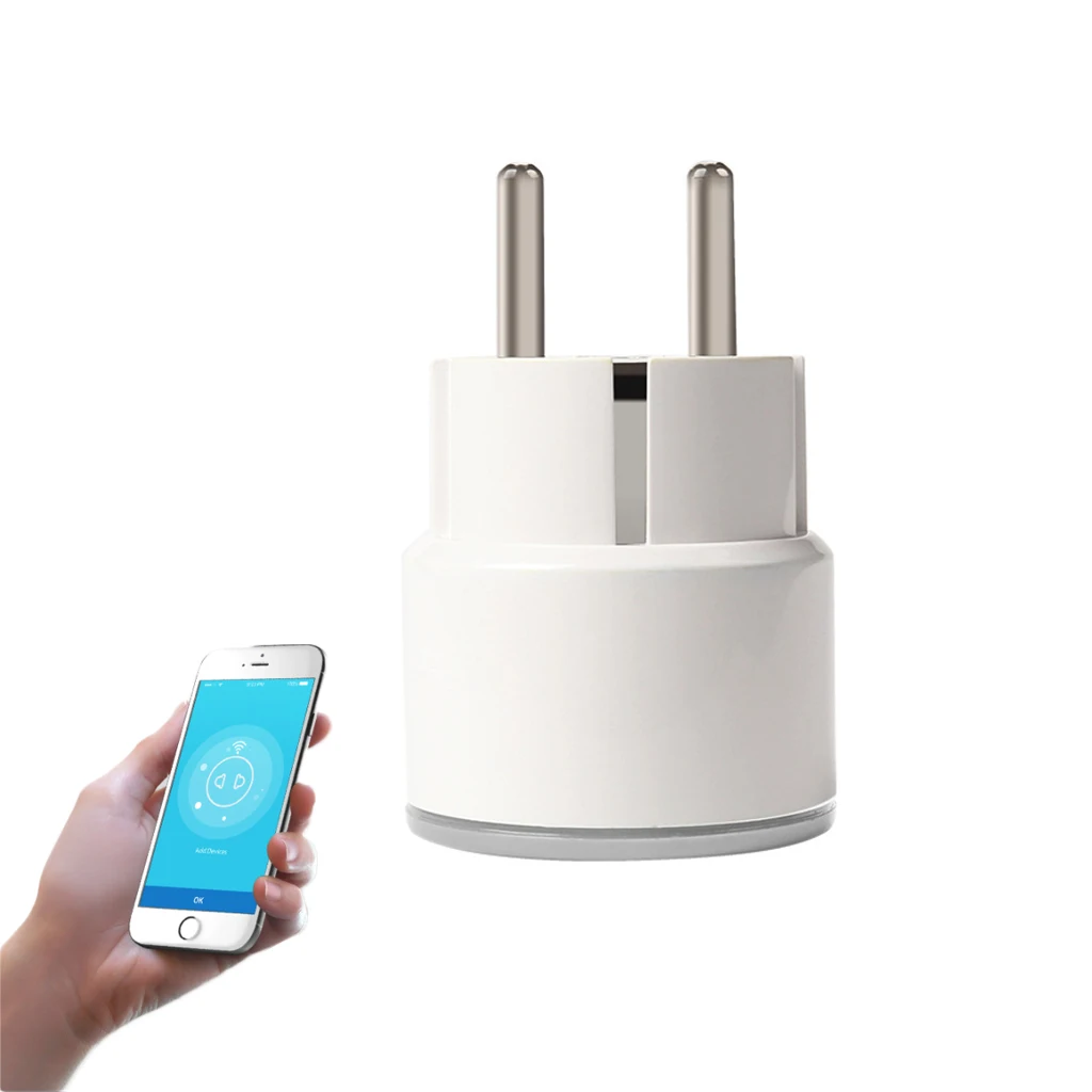 Smart Plug Wifi Socket With Switch Phone APP Voice Remote Control Home Automation Timer Switch Wall Plug With RGB LED Light
Smart Plug Wifi Socket With Switch Phone APP Voice Remote Control Home Automation Timer Switch Wall Plug With RGB LED Light