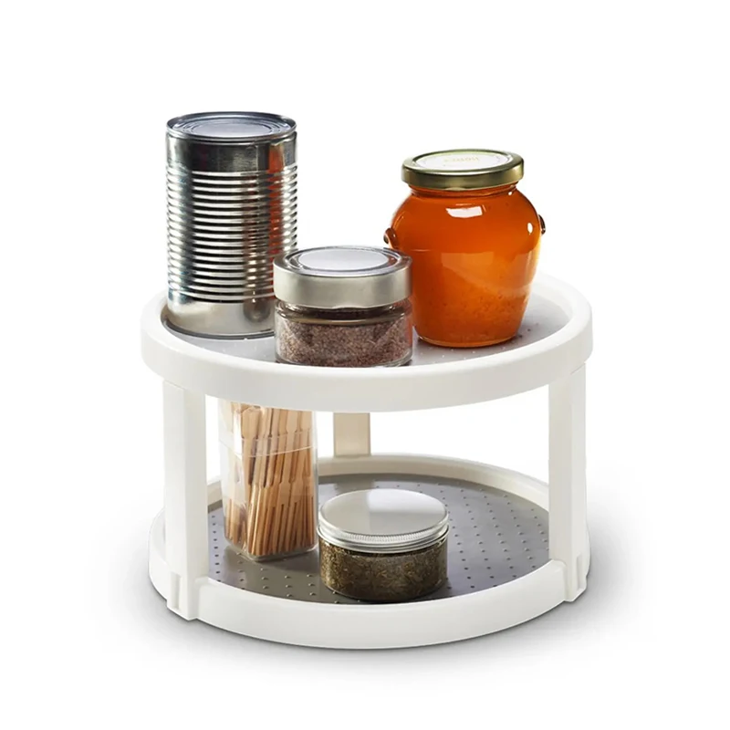 360 ° Rotatable Desktop Kitchen Storage Tray Multifunctional Plastic Circular Storage Cabinet Spice Bottle Bath Cosmetics Shelf
360 ° Rotatable Desktop Kitchen Storage Tray Multifunctional Plastic Circular Storage Cabinet Spice Bottle Bath Cosmetics Shelf