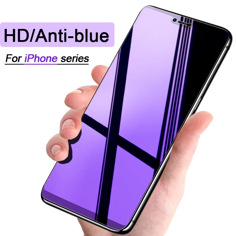 Full Cover for iPhone 12 11 Pro Max 12 Mini Xs Max Xr X 8 7 6 6S Plus 5 5S Se 2020 Screen Protector Tempered Glass Anti-Blue
Full Cover for iPhone 12 11 Pro Max 12 Mini Xs Max Xr X 8 7 6 6S Plus 5 5S Se 2020 Screen Protector Tempered Glass Anti-Blue