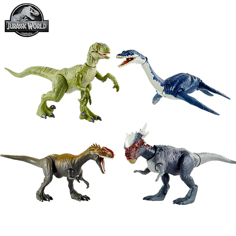 Original Jurassic World Dinosaur Carnivorous Savage Strike Monolophosaurus Plesiosaur Stygimoloch Velociraptor Toys for Boys
Original Jurassic World Dinosaur Carnivorous Savage Strike Monolophosaurus Plesiosaur Stygimoloch Velociraptor Toys for Boys