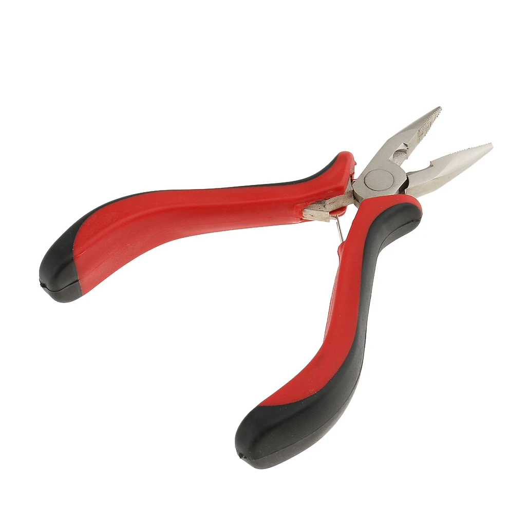 Hair Extensions Pliers with Wooden Pulling Hook Set For Silicone Micro Ring Loop Bead Hair Extensions Pliers with Wooden Pulling Hook Set For Silicone Micro Ring Loop Bead