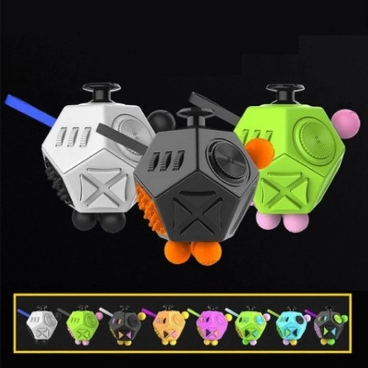 High Quality Update Stress Relief Fidget Cube Toys Magic Fidget Fashion Twelve faces Rubik's Cube
High Quality Update Stress Relief Fidget Cube Toys Magic Fidget Fashion Twelve faces Rubik's Cube